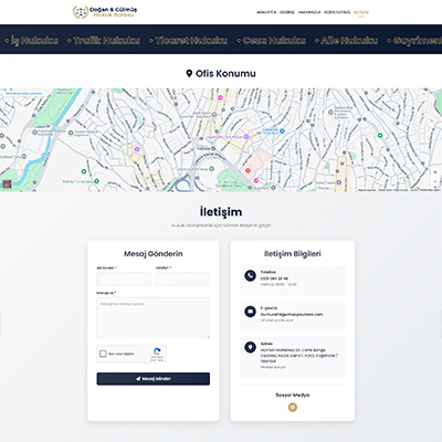 Avukat & Hukuk Web Sitesi Kur